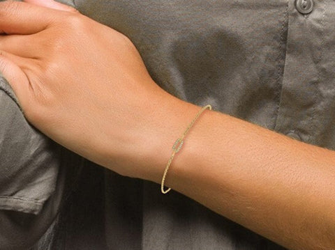 Minimal Design Gold Bracelet, Gifts For Her, Dainty Adjustable Bracelet