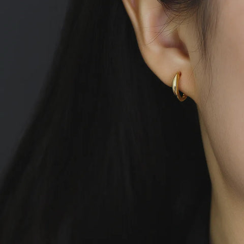 eometric Sterling Silver Polishing Earrings